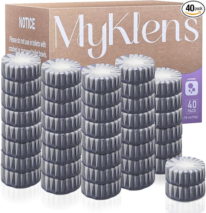 Toilet Bowl Cleaner Tablets, Automatic Toilet Bowl Cleaners, Long-Lasting by MyKlensLife