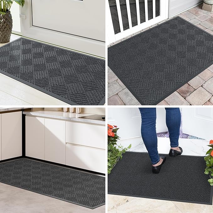 Front Door Mat, Non-Slip Backing Welcome Mats - Image 9