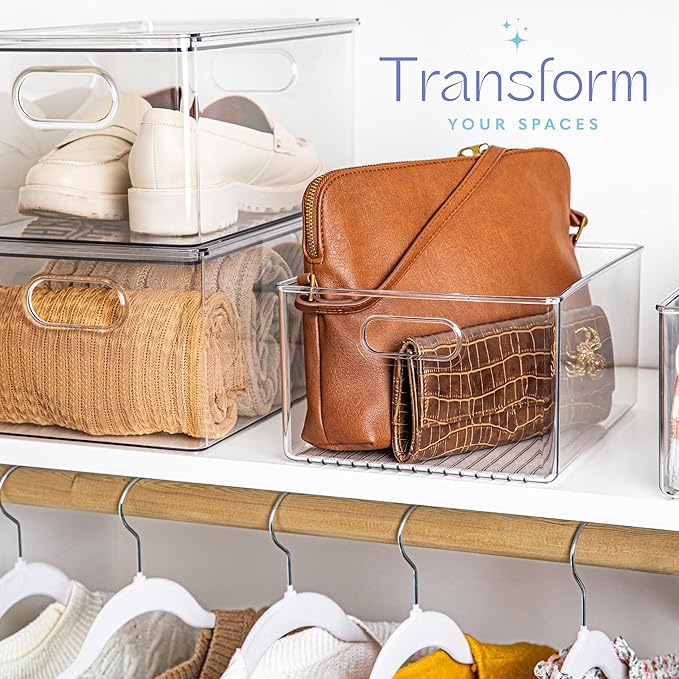 Plastic Food Storage Clear Container Bin - Image 2