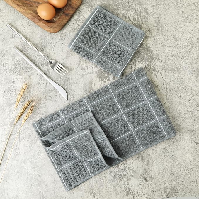 Glynniss Kitchen Towels and Dishcloths Set, Dish Towels and Dish Rags - Image 4