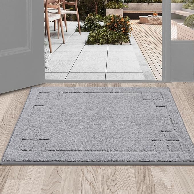 BEQHAUSE Door Mat 24" x 36", Non-Slip Door Mats Indoor Entryway Rugs Washable - Image 9