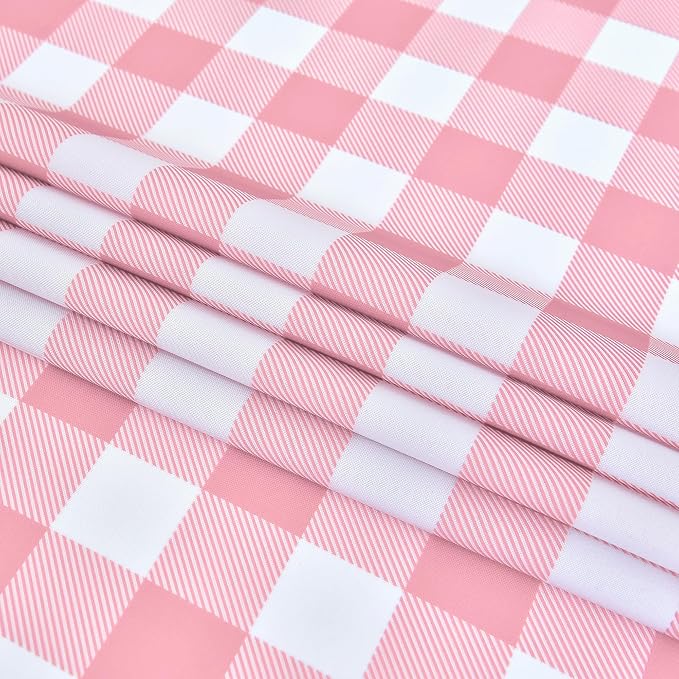 Waterproof Plaid Tablecloth Fabric - Image 7