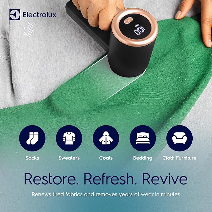 Electrolux Rechargeable Fabric Shaver | 3-Speed Lint Remover - Image 3
