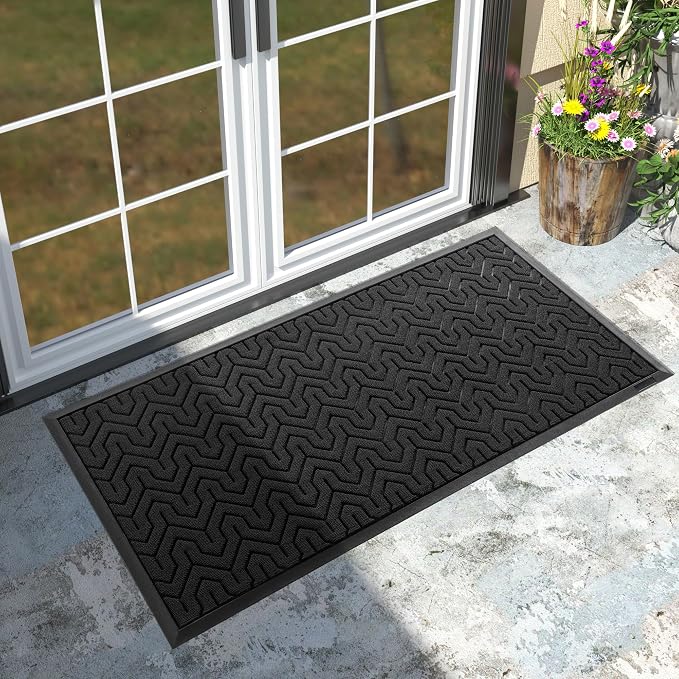 Yimobra Large Door Mat Outside Entrance 47x24, Waterproof Heavy Duty Outdoor by Yimobra