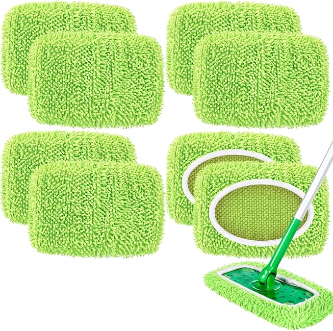 8 Pack Reusable Mop Pads Compatible by Unknown