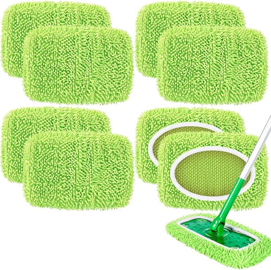 8 Pack Reusable Mop Pads Compatible by Unknown