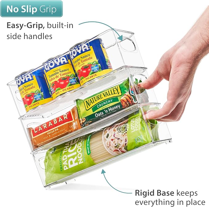 Sorbus Stackable Refrigerator Organizer Bins - Image 5
