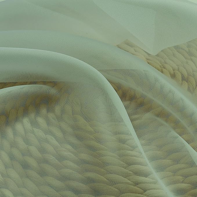 Chyhomenyc Sheer Sage Green Valances - Image 6