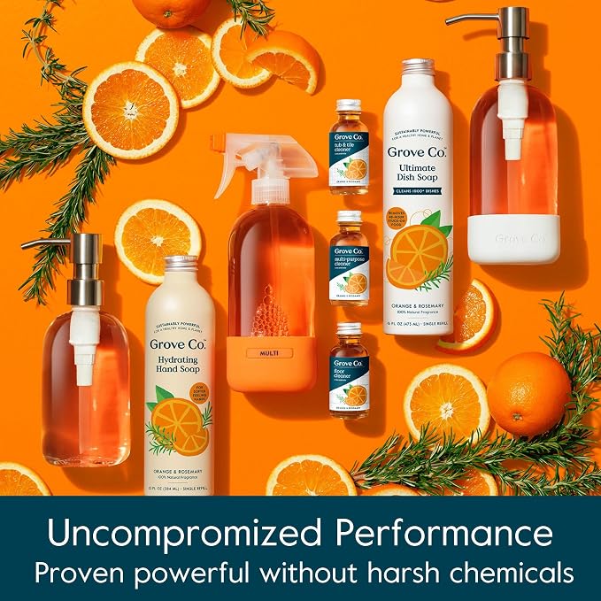Grove Co. Multi-Purpose Cleaner, Refill Concentrate + Glass Spray Bottle - Image 6