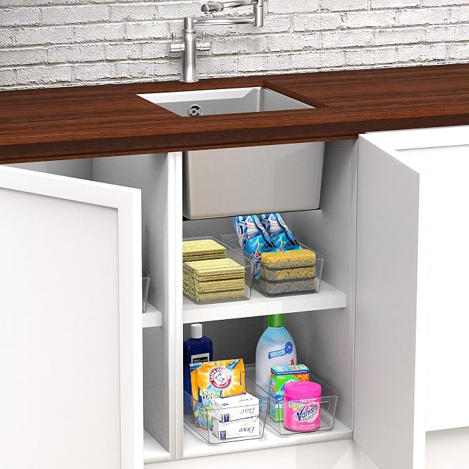 Simple Houseware Fridge Organizer Storage Bins, 8 Packs - Image 6