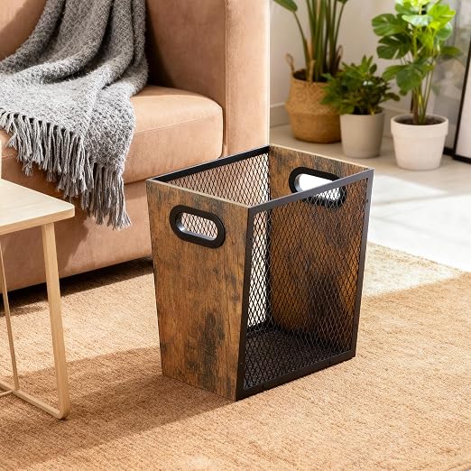 Piskyet Rustic Office Trash Can - Image 9