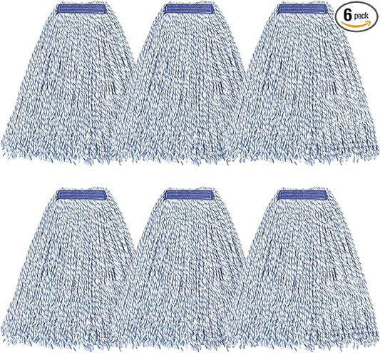 MATTHEW CLEANING Looped-Open Cotton Wet Mop 1.25'' Universal Headband Heavy by MATTHEWCLEANINGPRODUCTS