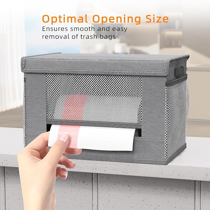 2 Pack Extra Large Trash Bag Holder Dispenser, Oxford Cloth Garbage Bag Storage - Image 3