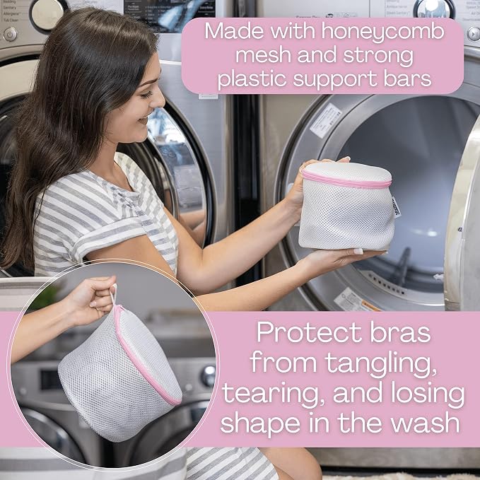 Mesh Bra Bags for Washing Machine, Lingerie wash Bags for Laundry - Image 6