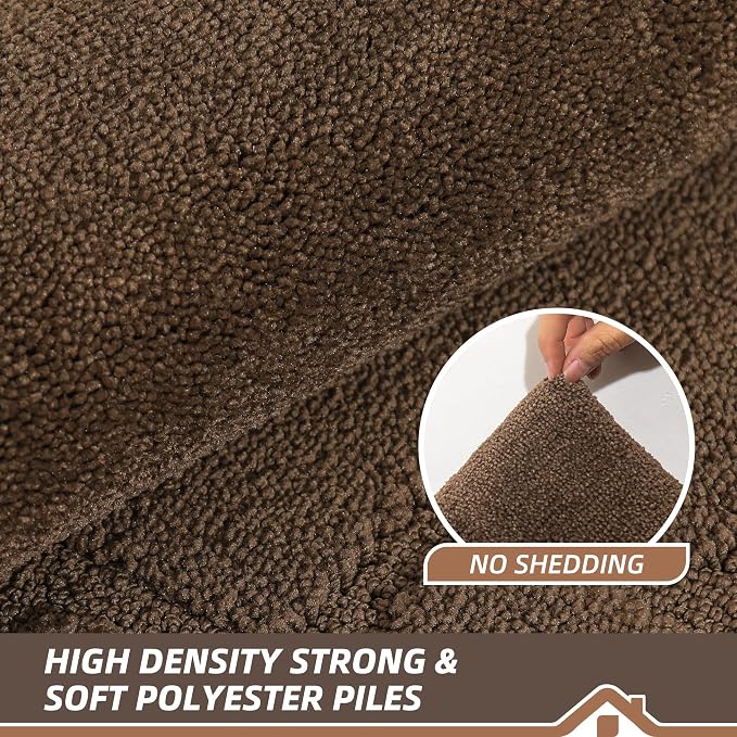 BEQHAUSE Door Mat 24" x 60", Non-Slip Door Mats Indoor Entryway Rugs Washable - Image 5
