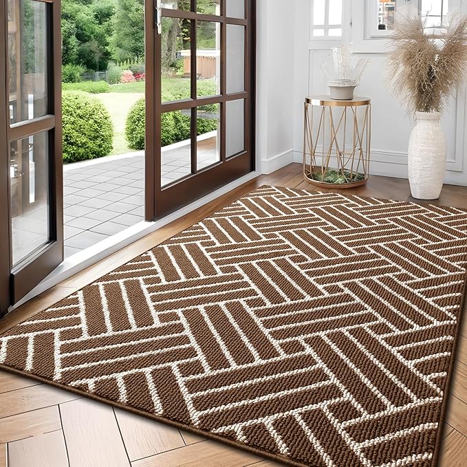 OLANLY Large Indoor Door Mat, 59x35 Inch, Dirt Resistant and Absorbent by OLANLY