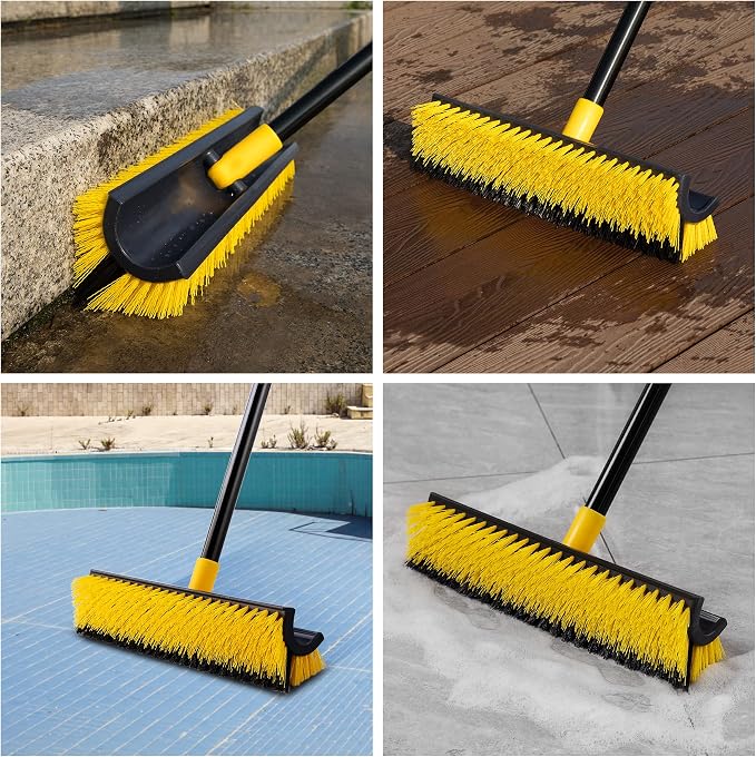 Yocada Double-Sided Floor Scrub Brush Triangle Brush Corner Crevice Cleaning - Image 6