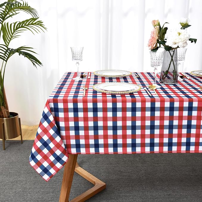 Classic Gingham Buffalo Tablecloth Fabric - Image 3