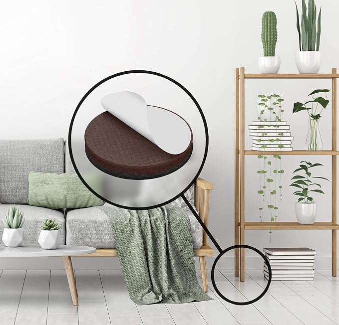 GorillaPads 1 Inch Non-Slip Furniture Pads/Gripper Feet Skids Self Adhesive - Image 3