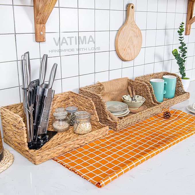 VATIMA Water Hyacinth Storage Baskets