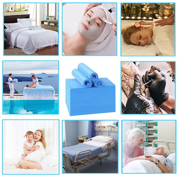 Disposable Bed Sheets for Massage Table 200 Pcs 31" x 71" Waterproof Massage - Image 3