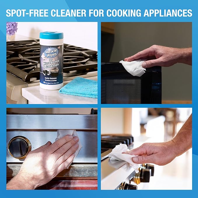 MiracleWipes for Microwaves and Cooktops, Easily Removes Food and Grime Buildup - Image 8