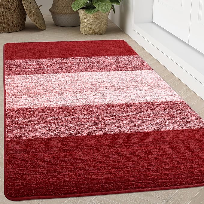 Kitinjoy Indoor Outdoor Door Mat, 71x47 Non-Slip Absorbent Dirt Trapper by Kitinjoy