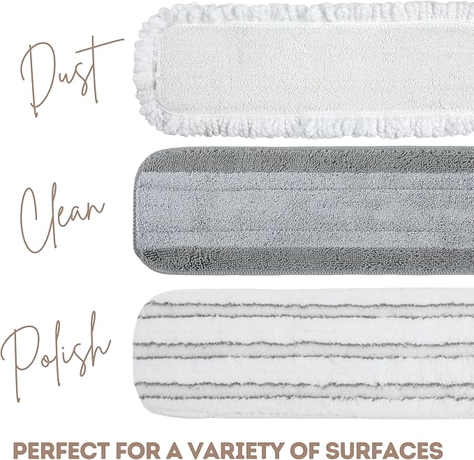 Quick Shine Ultimate Gold Clean + Polish Mop Kit | All-in-One 11 Pc Kit - Image 8
