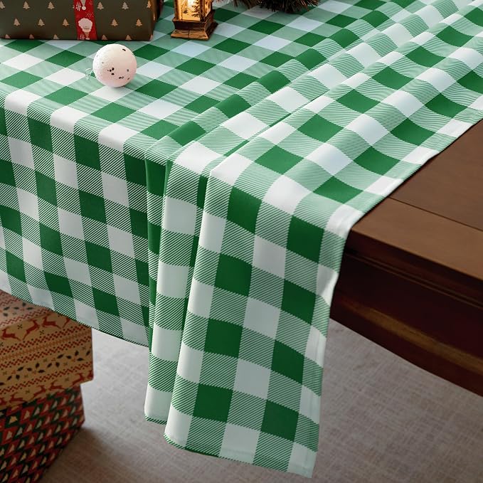 Waterproof Checkered Tablecloth Fabric - Image 2