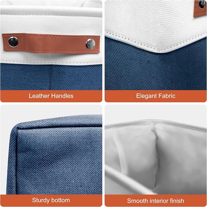 13in Open Fabric Storage Basket - Image 3