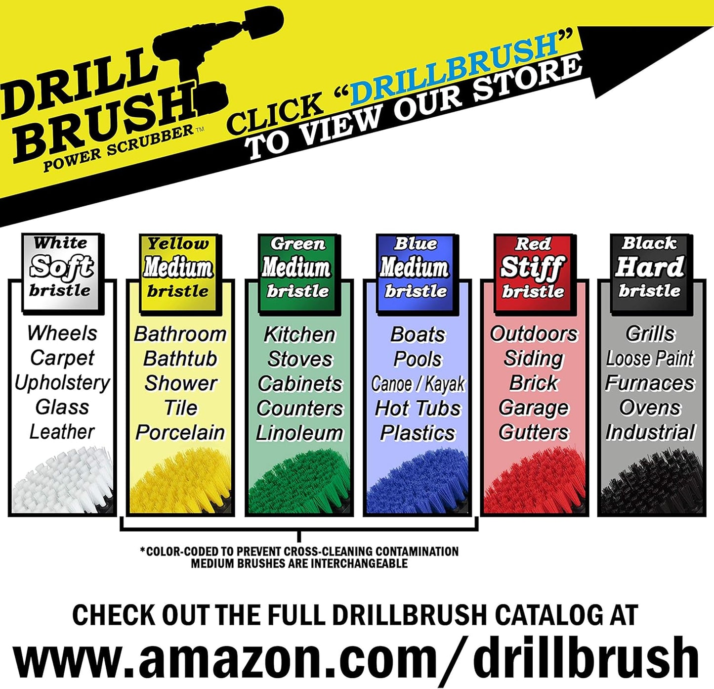 Cooktop Easy Cleaning Brushes - Griddle Scrubbing Tool - Countertop Brush | Kitchen Scrubbing Accessories - Stove Cleaning Brush - Oven Door Cleaning Brush - Skillet Brush - Kitchen Cleaning Supplies