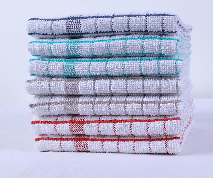 AMOUR INFINI Kitchen Dish Cloths Set of 8 - Image 4