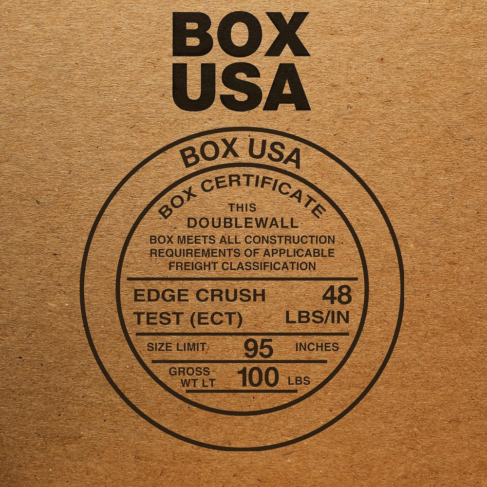 Box USA Shipping Boxes 24"L x 18"W x 12"H 10-Pack Large Double...