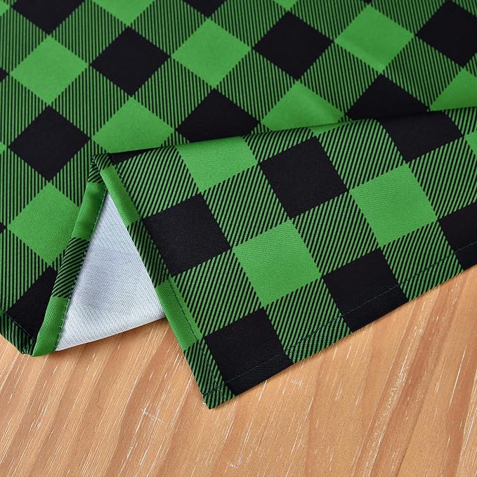Waterproof Gingham Festive Tablecloth Fabric - Image 8