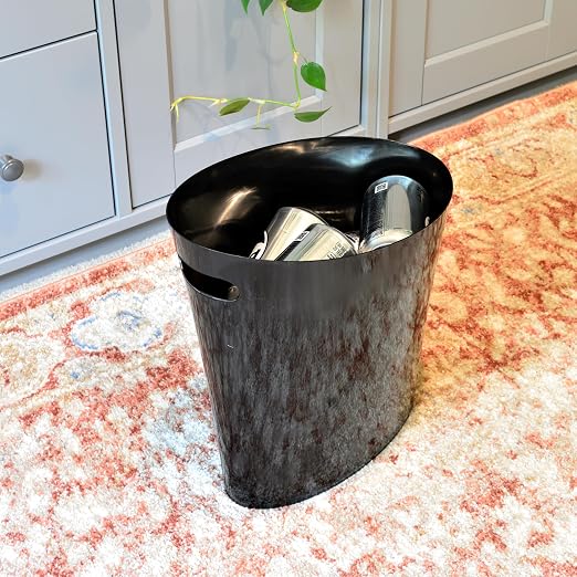 Youngever 2 Gallon Slim Trash Can, Plastic Garbage Container Bin, Small Trash - Image 3