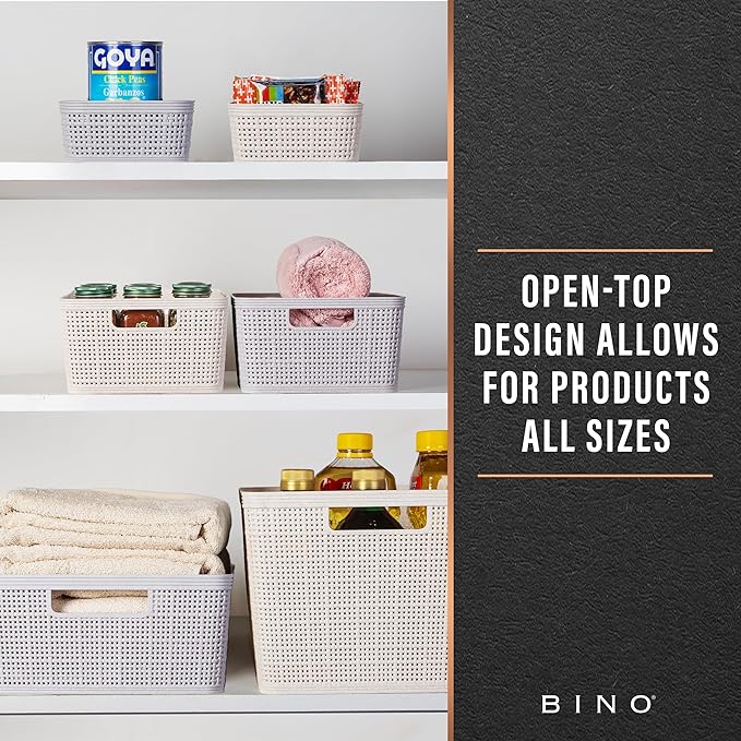 BINO | Woven Plastic Basket | Large, Space - Image 5