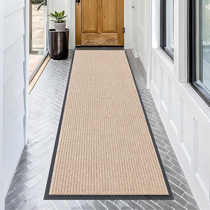 OLANLY Front Door Mat Indoor Outdoor Entrance, Waterproof Heavy Duty Doormat by OLANLY