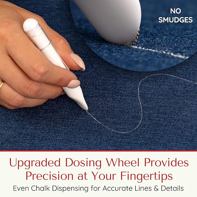 Fabric Markers for Sewing – Ergonomic Tailors Chalk Pen - Image 3