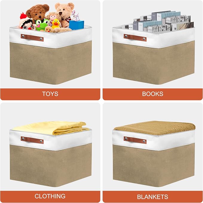 11in Open Fabric Storage Basket - Image 5