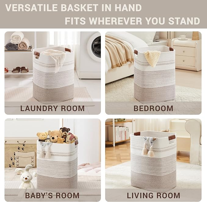 85L Tall Laundry Hamper with Handles