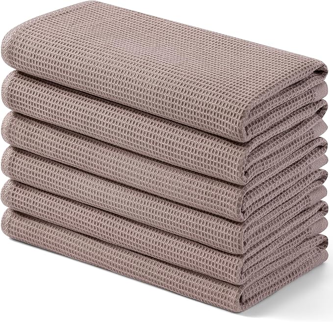 Homaxy 100% Cotton Waffle Weave Kitchen Towels by Homaxy