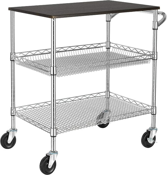 Finnhomy 3 Tier Heavy Duty Commercial Grade Utility Cart by Finnhomy
