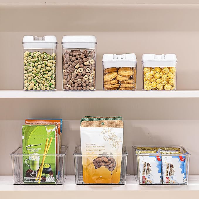 Vtopmart 6 Pack Food Storage Organizer Bins, Cabinet Organization and Storage - Image 4
