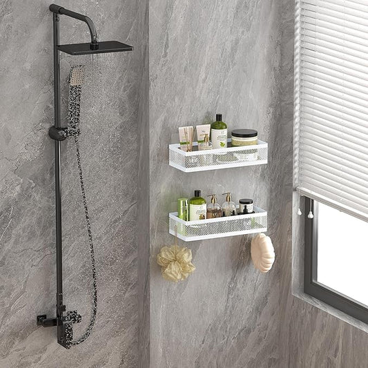 PUSDON Hanging Storage Baskets Organizer Wall Mount, Metal Wire Storage Bin Rack - Image 2