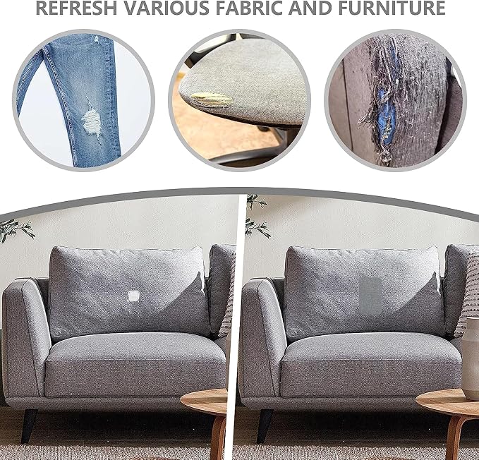 Fabric Repair Patches, Linen Repair Tape Self-Adhesive Fabric Patches Durable - Image 3