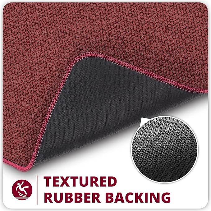 Bath Mat, Ultra Thin Bathroom Rugs, Rubber Bath Mats - Image 4