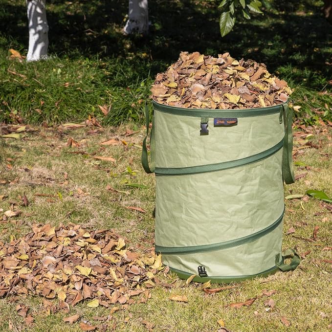 YUDI & GARDEN 29 Gallon Hard Bottom Collapsible Trash Can｜Collapsible Garden - Image 4