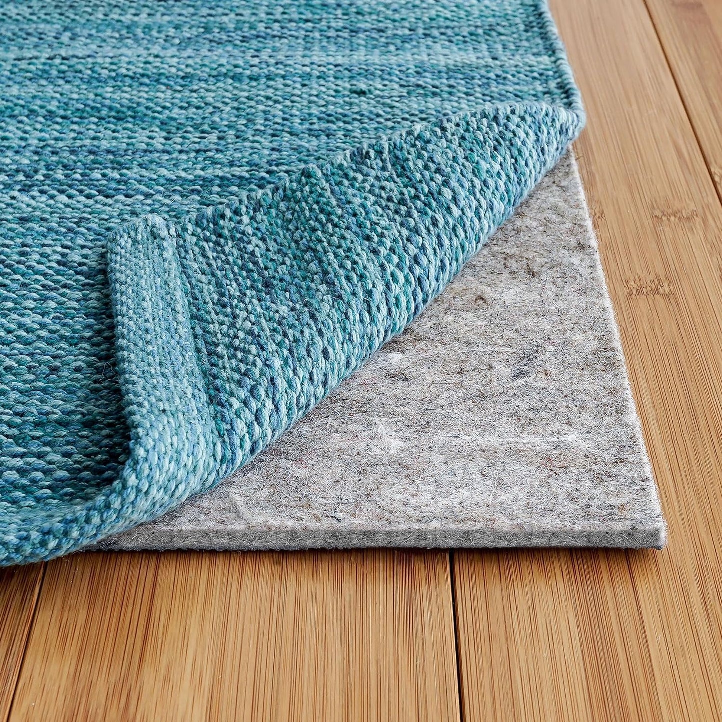 RUGPADUSA, 10'x14', Non-Slip Felt and Rubber Rug Pad (1/4" Thick), Protects Your Floors, Low-VOC, 100% Made in the USA, 2-Year Warranty