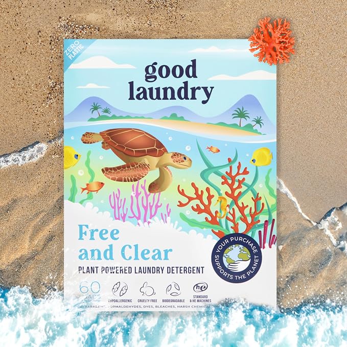 Good Laundry Detergent Sheets Unscented, & Dryer Sheet Bundle - Image 2