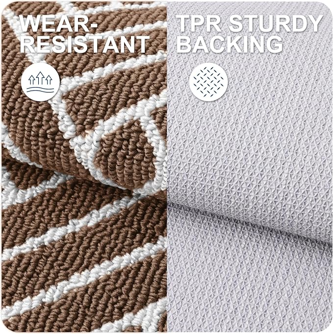 OLANLY Large Indoor Door Mat, 59x35 Inch, Dirt Resistant and Absorbent - Image 3
